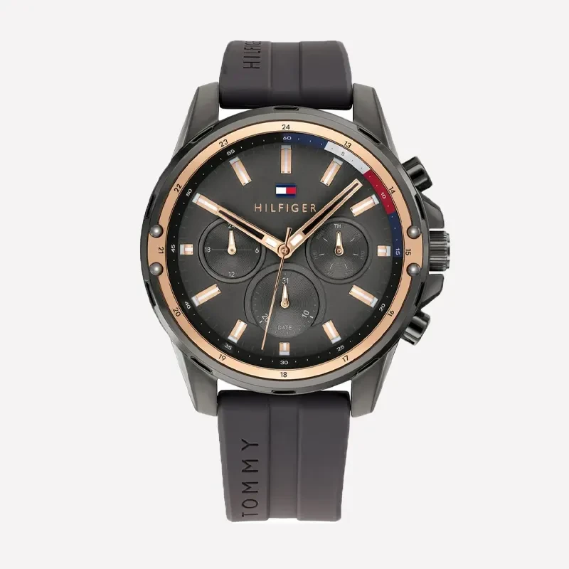 Tommy Hilfiger Mason Chronograph Grey Dial Men's Watch- 1791792